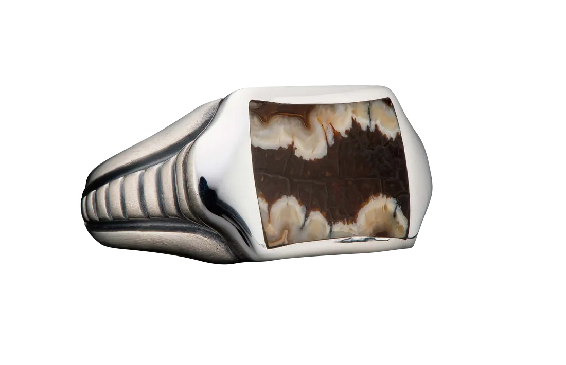 William Henry Sleek Ring - Mammoth Tooth