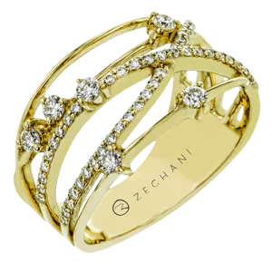 ZR1806-Y Right Hand Ring in 14k Gold with Diamonds